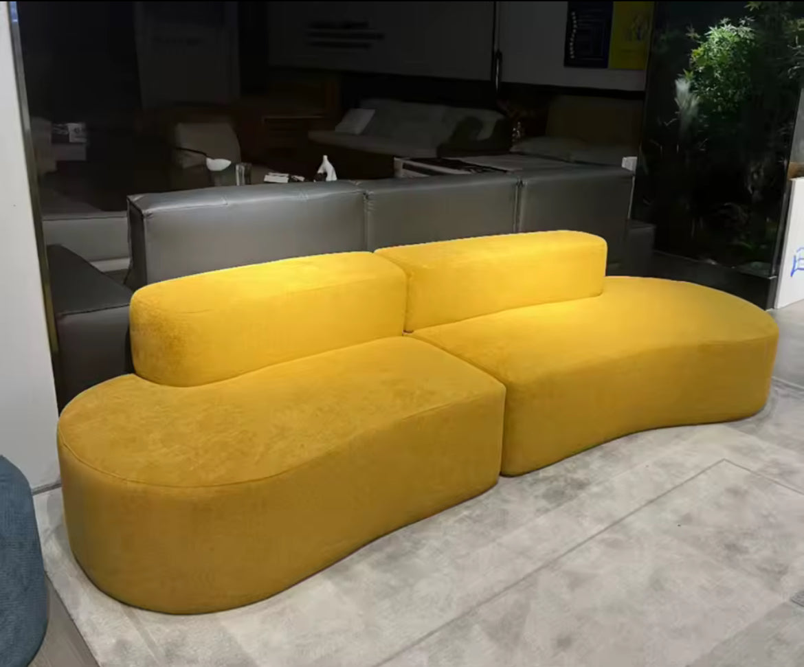 Compression Sofa - Italian Minimalism Designer Sofas Nordic Living Room Lounges Daybed Compression Sofa Single Chaise Canape Salon Couch Furniture