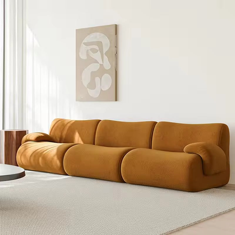 Compression Sofa - Italian minimalism Design European Sofas Large 3 Seater Armrest Recliner Living Room Sofas Compressed Lounges Divano Compresso Home Furniture
