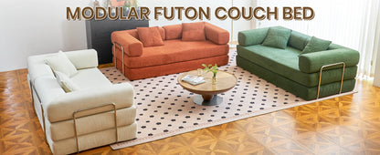 Compression Sofa - Italian minimalism European Retro High-end Corduroy Living Room Compression Sofa Bed Foldable and Customization Compressed Sofa Bedroom Living Room Sectional Couch Modular Sofa Luxury Sofa Set