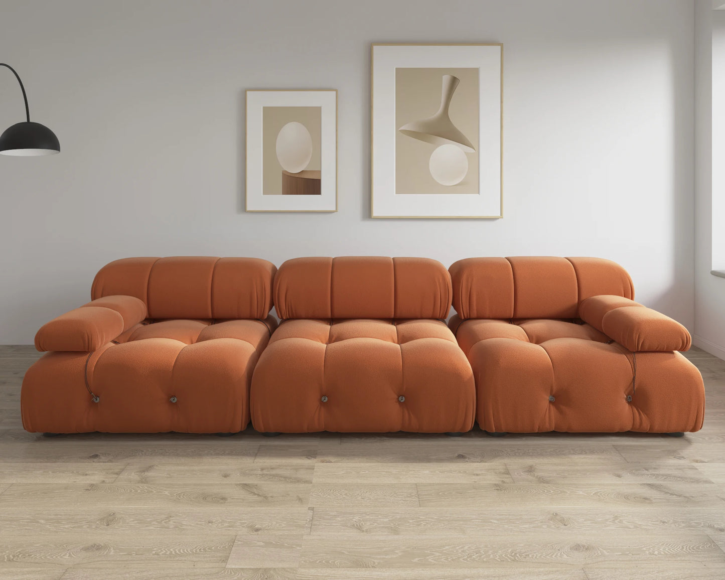 Compression Sofa - Italian minimalism Italian Living Room Sofas Compressed Boneless Small Sofa L Shaped Minimalist Modular Sectional Sofas Modern Velvet Convertible Couches 3 Seats Living Room Sofa Sets for Office Apartment